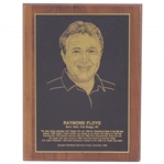 Ray Floyds Inducted to PGA/World Golf Hall of Fame in 1989 Credentials Plaque
