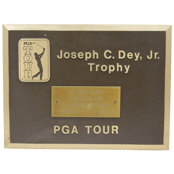 Champion Ray Floyd's 1981 Players Championship Joseph C. Dey, Jr. Trophy - Wow!