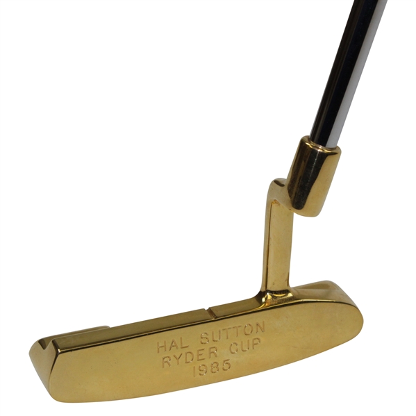 Hal Sutton's Personal Gold Plated 1985 Ryder Cup PING PAL Putter
