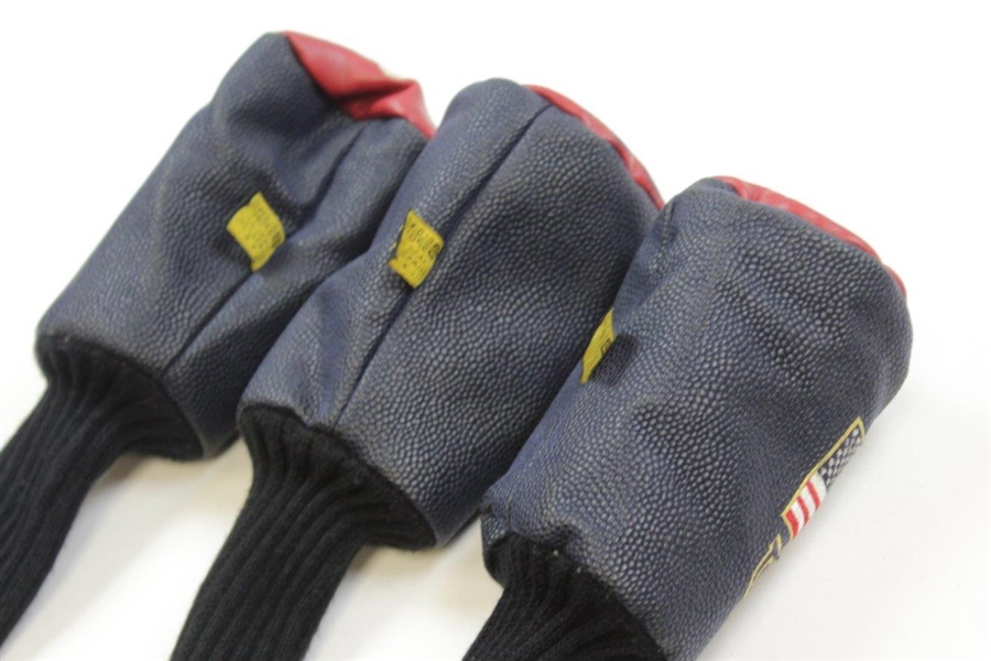 Hal Sutton's Personal Used 1999 Ryder Cup at Brookline Team USA Head Covers