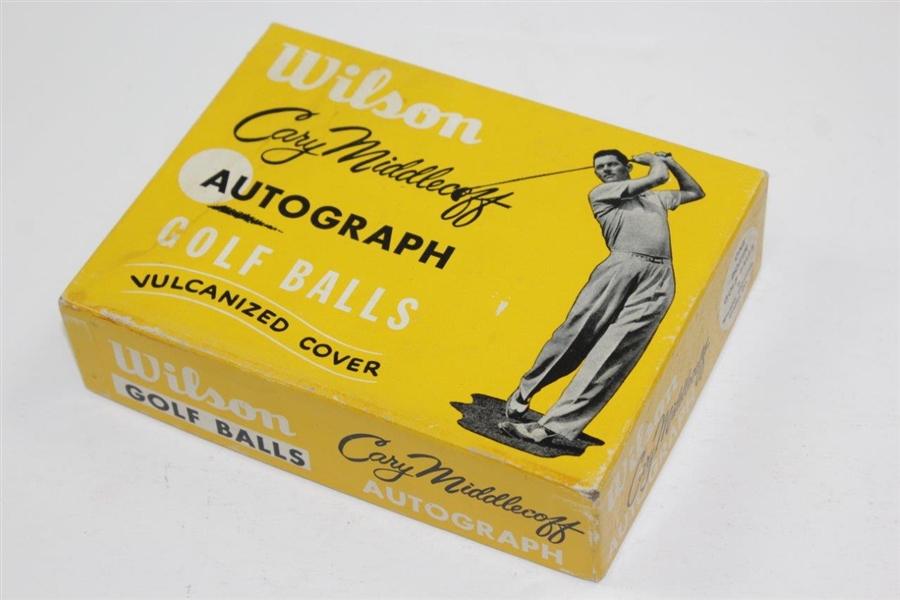 Dozen Wilson Vintage Cary Middlecoff Golf Balls - Unopened