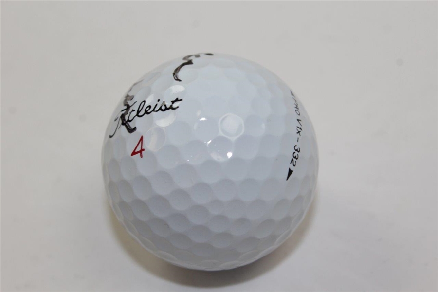 Miller Barber Signed Titleist Logo Golf Ball JSA ALOA