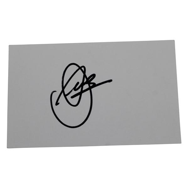 Seve Ballesteros Signed Post Card JSA ALOA