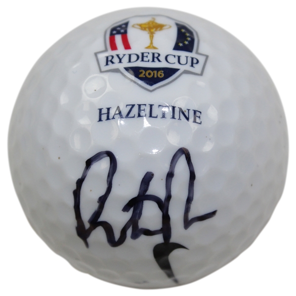Patrick Reed Signed 2016 Ryder Cup at Hazeltine Logo Golf Ball JSA ALOA