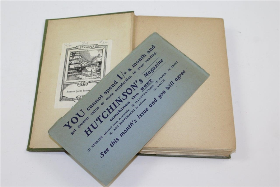 1920 'Progressive Golf' Book by Harry Vardon with Loose Dust Cover