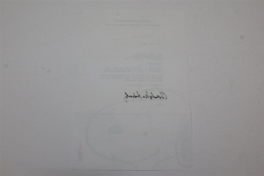Charles M. Schulz Signed 1990 Letter to Donna Hamilton JSA ALOA
