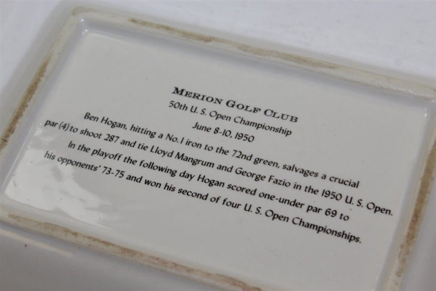 Ben Hogan Dish/Tray- Merion Golf 50th U.S. Open Championship