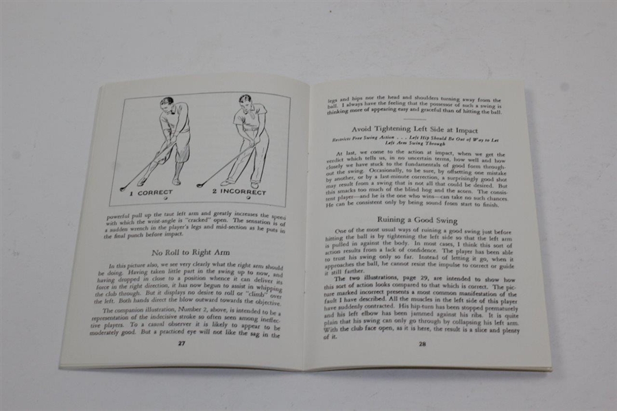 Bobby Jones Rights And Wrongs Of Ball Golf Book 