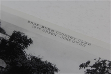 1919 Walter Hagen & Mike Brady U.S. Open at Brae Burn Photo - June 12th