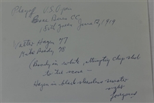 1919 Walter Hagen & Mike Brady U.S. Open at Brae Burn Photo - June 12th