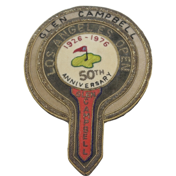 Glen Campbell's Personal 1976 LA Open Tournament Crest