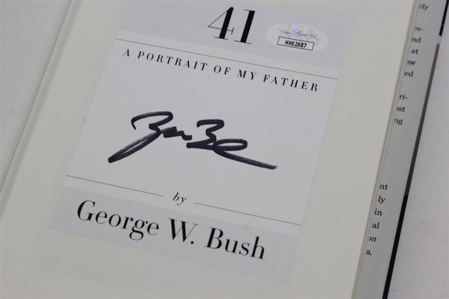 President George W. Bush Signed 41 Book JSA #HH62687