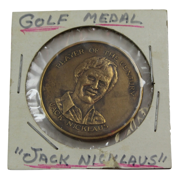 Jack Nicklaus Player Of The Century Coin With Players Of The Decades On Back