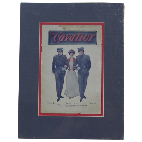 1905 'The Cavalier' Magazine Cover - Matted - June, Vol. I, No. 16