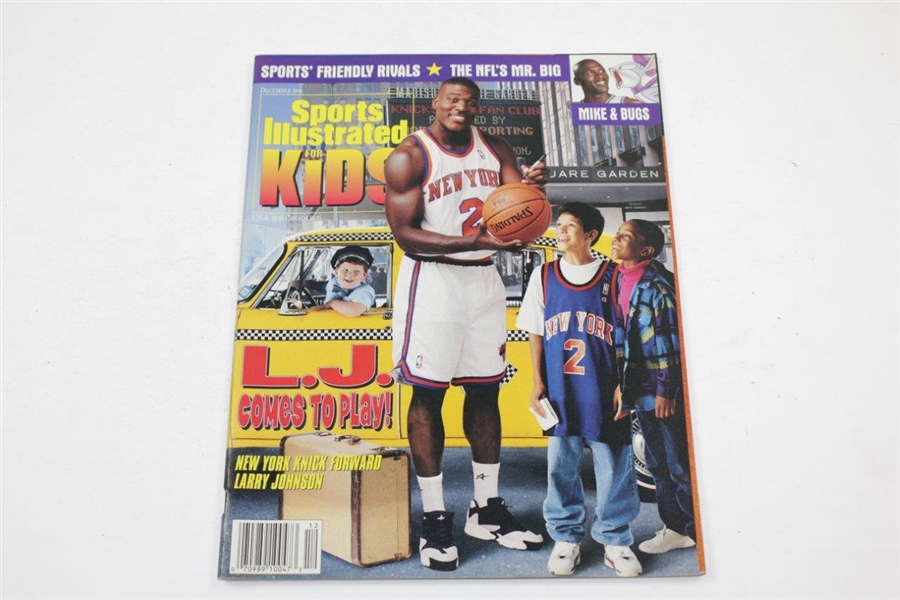 Seldom Seen Intact 1996 Sports Illustrated For Kids Magazine - Tiger Rookie Card