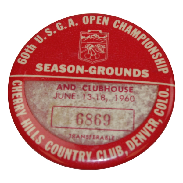1960 U.S. Open Grounds & Clubhouse Pin