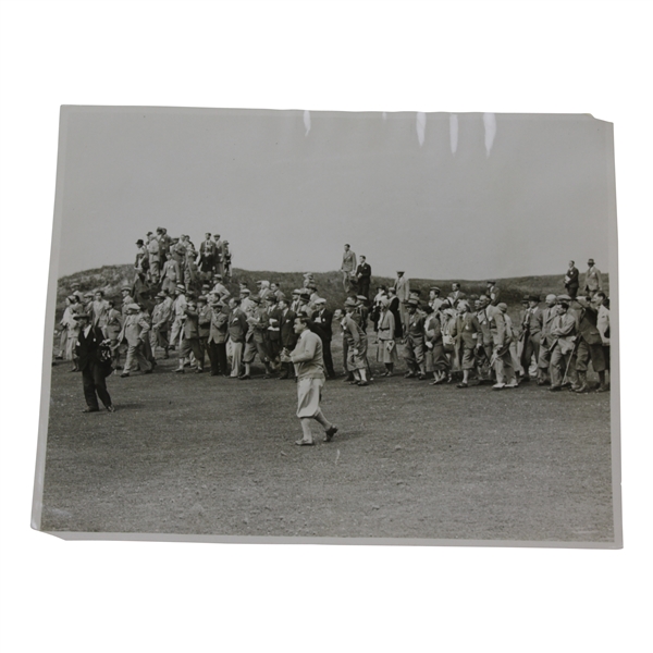 1932 Press Photo Gene Sarazen at 10th Hole In His British Open Winning Final Round 
