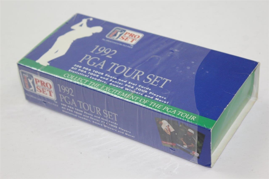 Ed Fiori's Personal 1992 PGA Tour Pro-Set Golf Card Box - Unopened