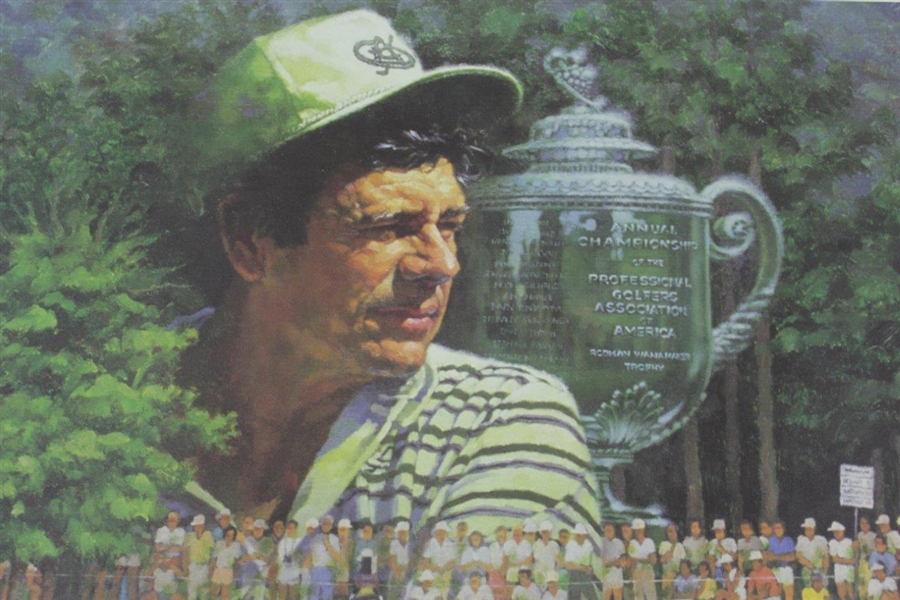 Lee Trevino Signed Limited Edition 10/950 1984 PGA Championship Poster