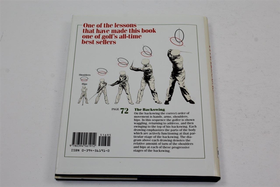 Ben Hogan Signed 'Five Lessons: The Modern Fundamentals Of Golf' Book JSA ALOA