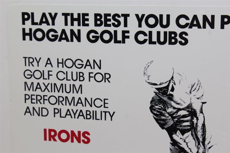 Ben Hogan Co. AMF Woods & Irons Advertising Sign