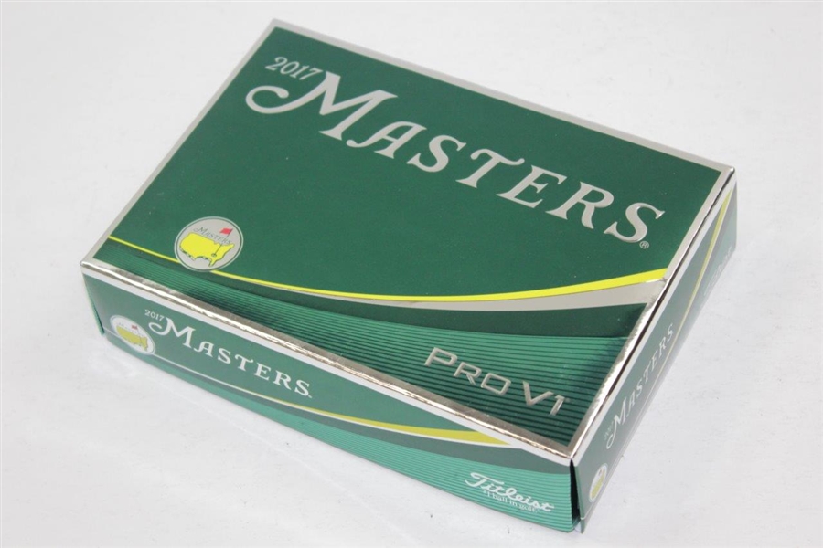 2013, 2014, 2015 & 2017 Masters Dozen Titleist Golf Balls In Box - 4 Dozen