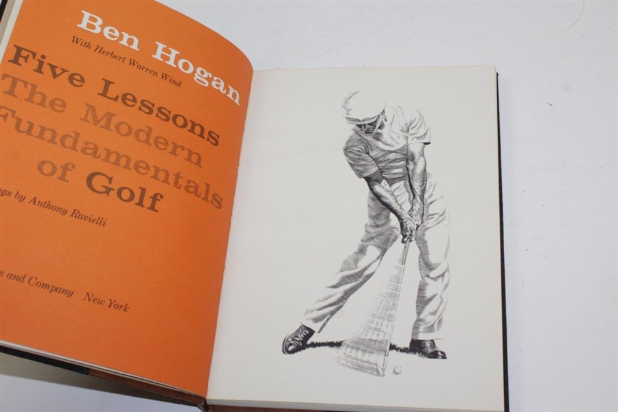 1957 'Ben Hogan's Five Lessons' Book with Slip Case