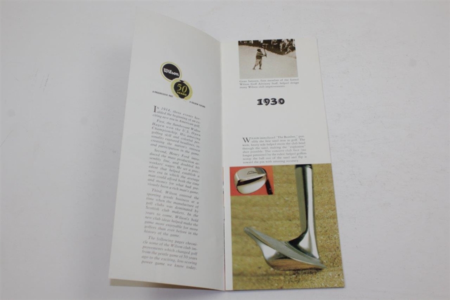 1960's 'How Wilson Changed The Game Of Golf' Booklet