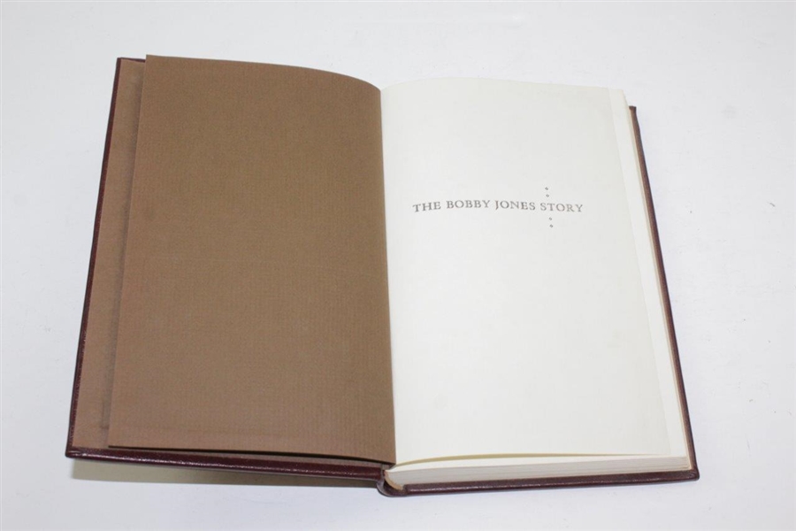 1980 'Golden Anniversary Grand Slam 1930-1980' The Bobby Jones Story Ltd Ed 54/300 Book