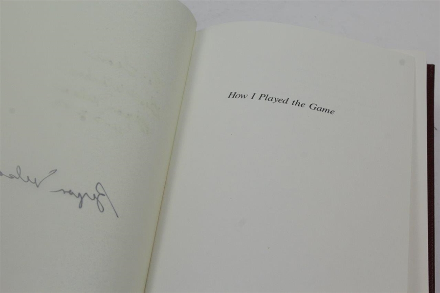 Byron Nelson Twice Signed 1993 Ltd Ed 'How I Played The Game' 30/500 Book with Slip Case JSA ALOA