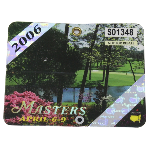 2006 Masters Tournament SERIES Badge #S01348 - Phil Mickelson's Second Masters Win