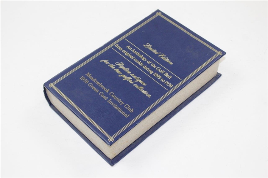1978 Green Coat Inv. 'An Anthology Of The Golf Ball: 1899-1939' Limited Edition Book 