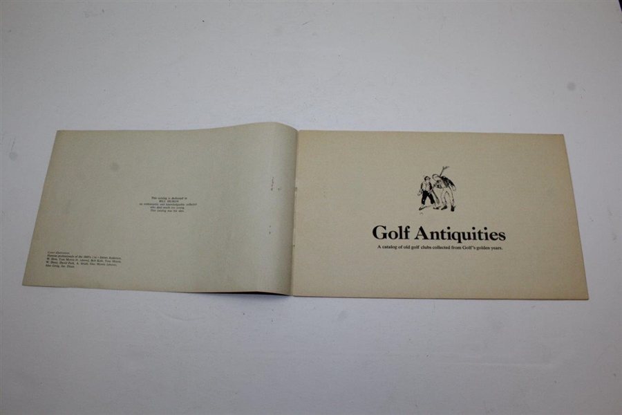 Vintage 'Golf Antiquities Catalog Of Old Golf Clubs' Booklet