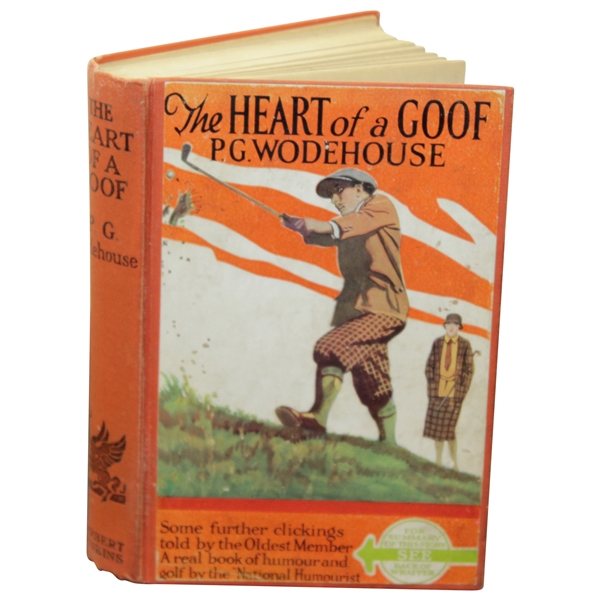 1926 'The Heart Of A Goof' Book by P.G. Wodehouse