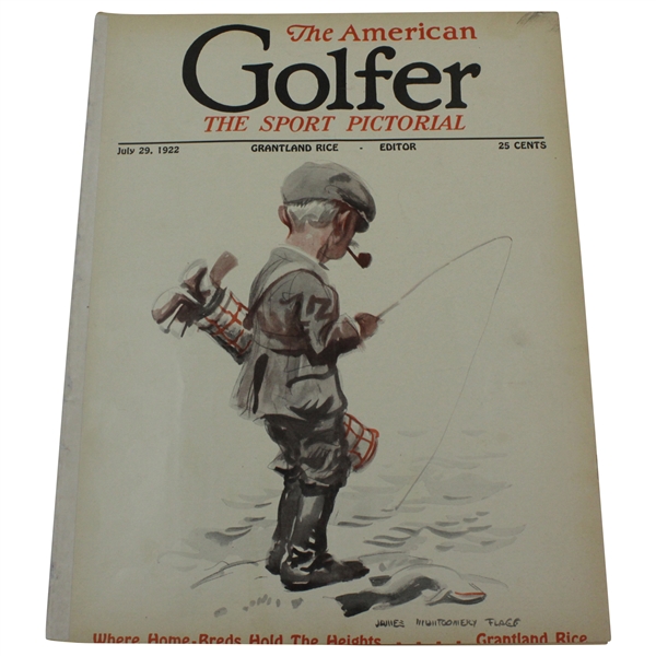 1922 'The American Golfer: The Sport Pictorial' Magazine - Sarazan Wins U.S. Open - Grantland Rice