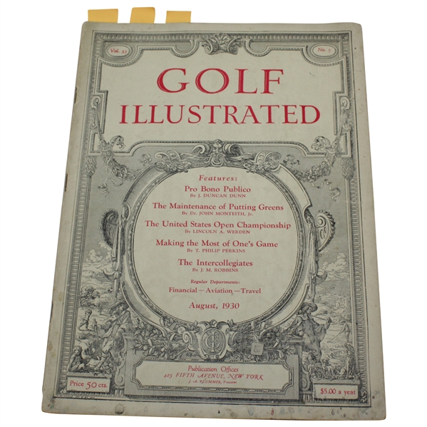 1930 'Golf Illustrated' Vol. 33 No. 5 Magazine