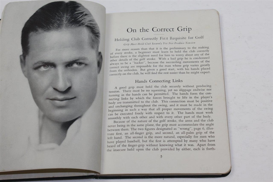 1935 'Rights And Wrongs Of Golf' Bobby Jones Booklet