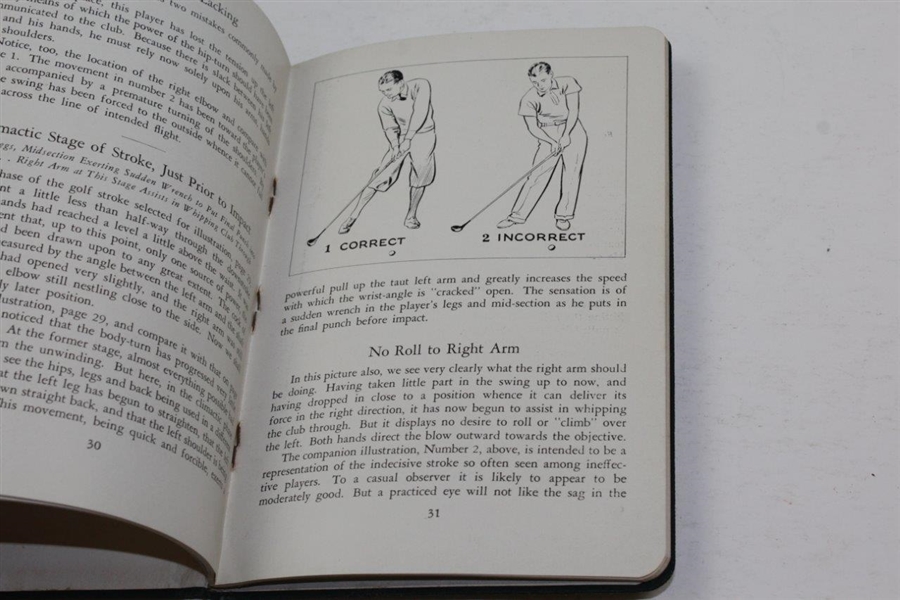 1935 'Rights And Wrongs Of Golf' Bobby Jones Booklet