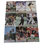 2002 Tiger Woods with others Sports Illustrated for Kids Uncut Card Sheet