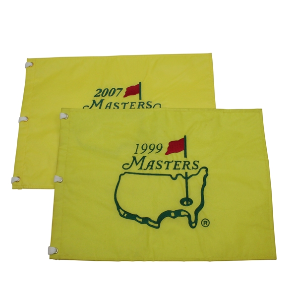 1999 & 2007 Masters Embroidered Flags