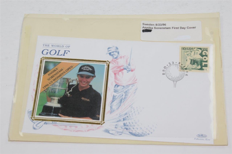 Five (5) Commemorative First Day Covers - Lehman, Jones, Annika, & others