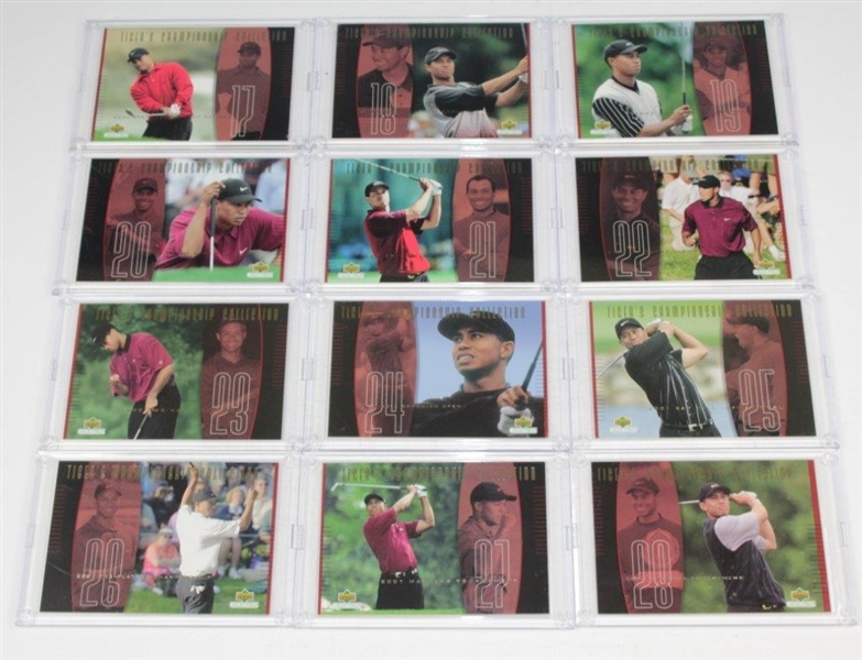 2001 Ltd Ed 'Tiger's Championship Collection' Upper Deck Cards First 32 Victories #0829/3000