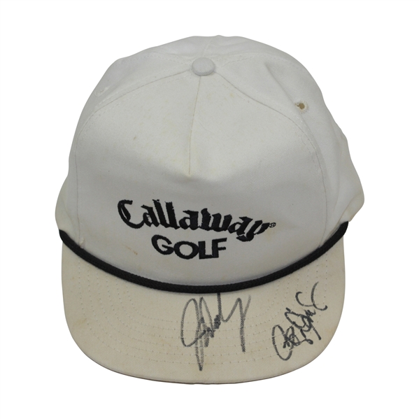 John Daly & Roger Clemens Signed Callaway Golf Hat JSA ALOA