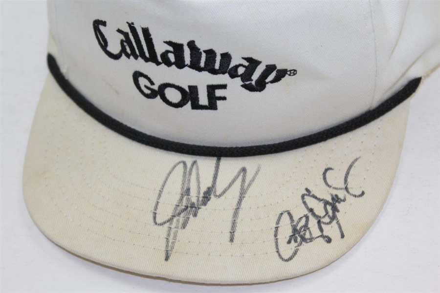 John Daly & Roger Clemens Signed Callaway Golf Hat JSA ALOA