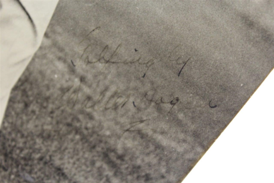 Walter Hagen Signed Original Photo with Faint Signature