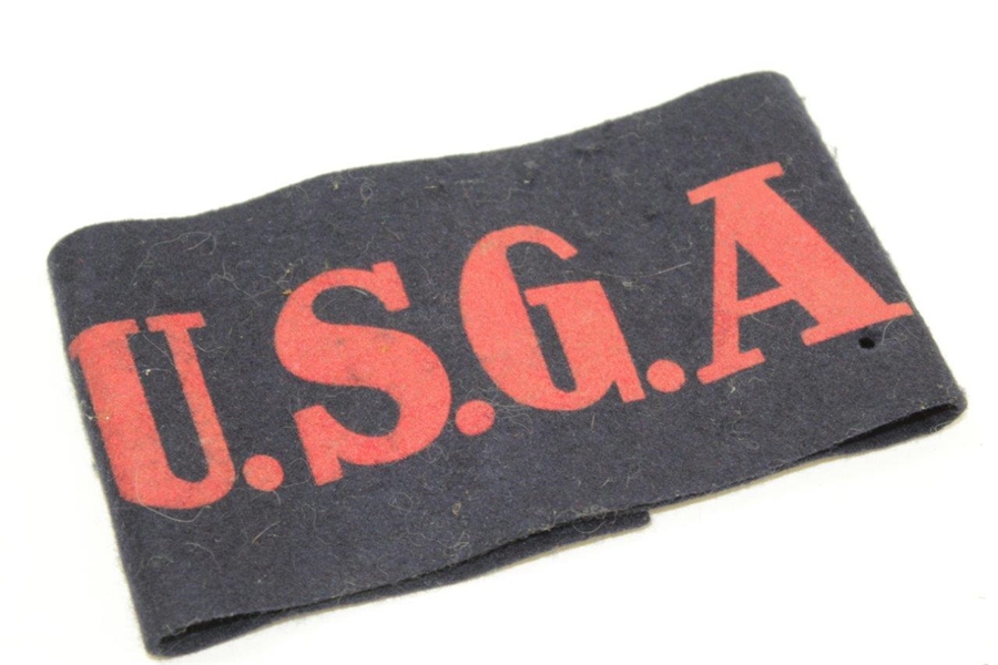 USGA Appreciation Paperweight, Official Armband, & Riverside Muni. Golf Course Scorecard