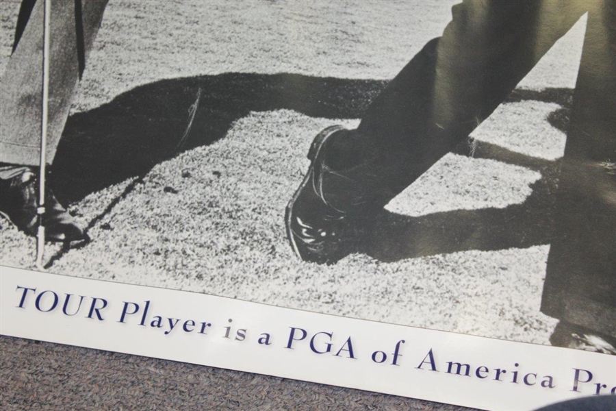 Jack Nicklaus Signed PGA Of America B&W Poster with Teacher Jack Grout JSA ALOA