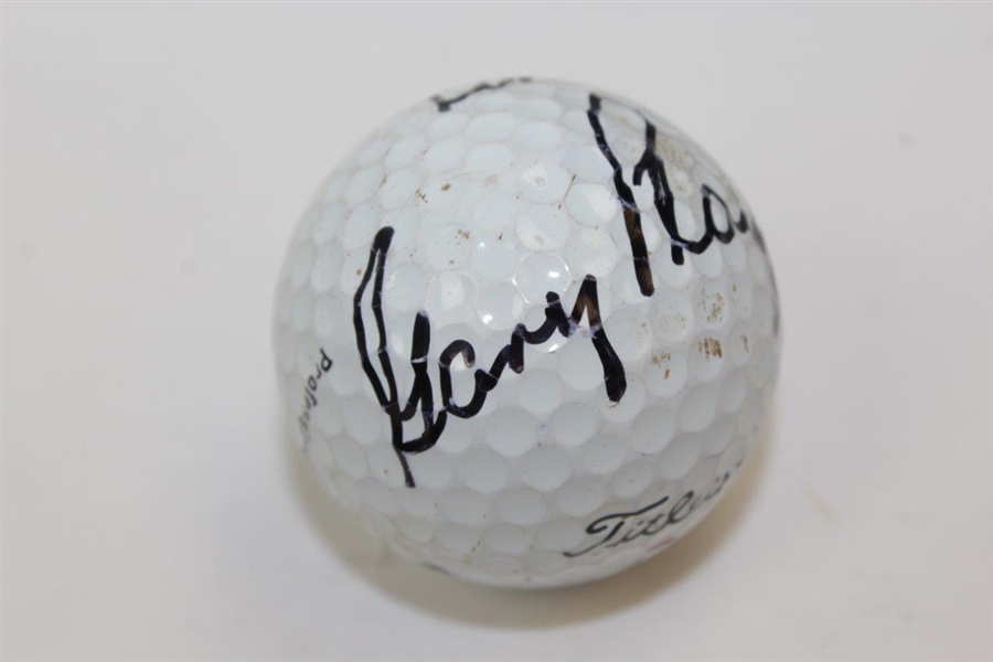 Gary Player Signed 1998 Northville Long Island Classic Used Golf Ball with Notations & Letter JSA ALOA