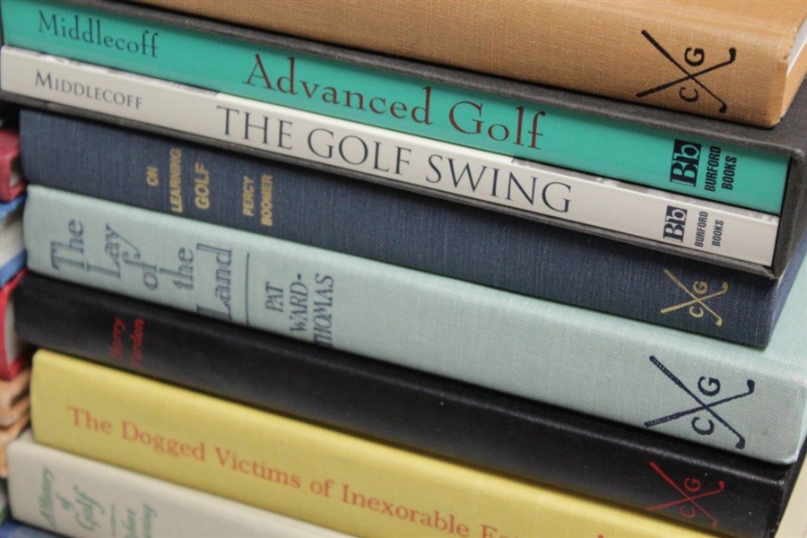 Instant Golf Book Library Consisting of Thirty One (31) Miscellaneous Golf Books
