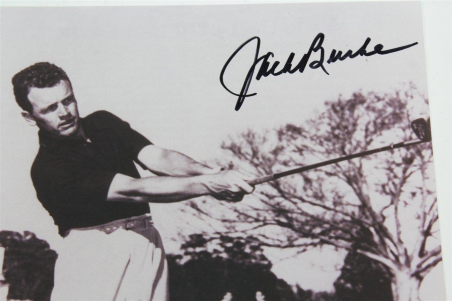 Jack Burke Signed Vintage 8x10 Photo JSA ALOA